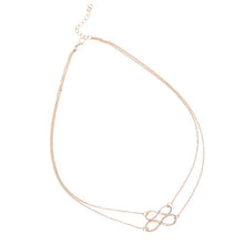 Load image into Gallery viewer, Double Infinity Pendant Necklace