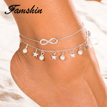 Load image into Gallery viewer, Double layer Beads Anklet