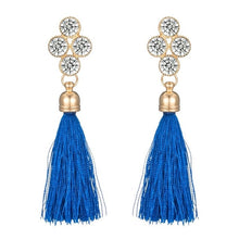 Load image into Gallery viewer, Gold Color Crystal Drop Earrings