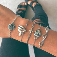 Load image into Gallery viewer, Bohemian Mermaid Conch Tassel Charm Bracelets