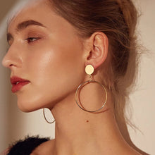 Load image into Gallery viewer, Big Round Circle Earrings