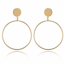 Load image into Gallery viewer, Big Round Circle Earrings