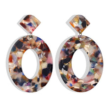 Load image into Gallery viewer, Gold Silver Black Stud Earring