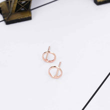 Load image into Gallery viewer, Gold Silver Black Stud Earring