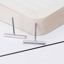 Load image into Gallery viewer, Gold Silver Black Stud Earring