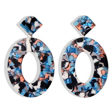 Load image into Gallery viewer, Leopard Print Long Dangle Earrings