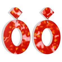 Load image into Gallery viewer, Leopard Print Long Dangle Earrings