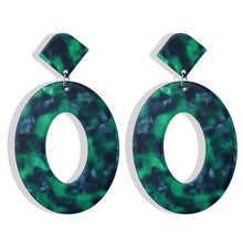 Load image into Gallery viewer, Leopard Print Long Dangle Earrings