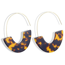 Load image into Gallery viewer, Leopard Print Long Dangle Earrings