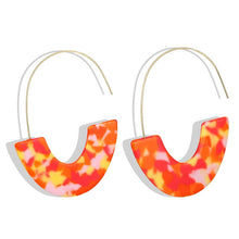 Load image into Gallery viewer, Leopard Print Long Dangle Earrings