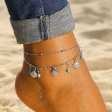 Load image into Gallery viewer, Starfish Shell Wave Anklet