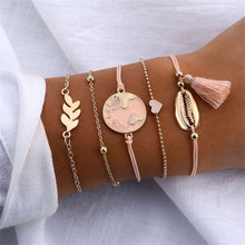 Load image into Gallery viewer, Pink Tassel Bracelets Sets