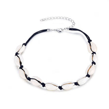 Load image into Gallery viewer, Chain Natural Seashell Choker Necklace